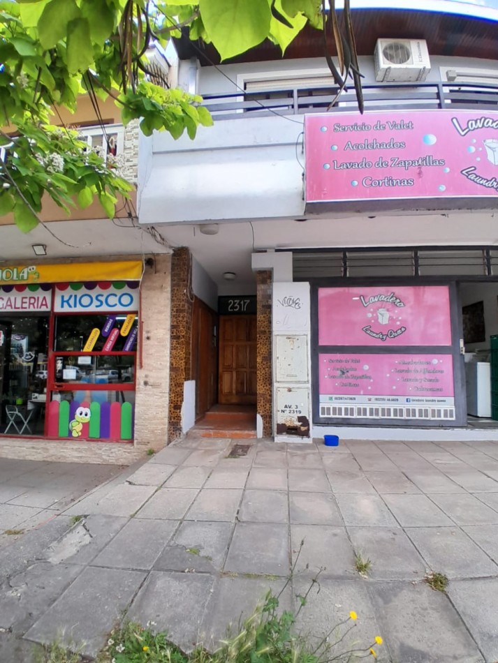 Departamento de 2 ambientes sobre Av. 3 Y Paseo 123