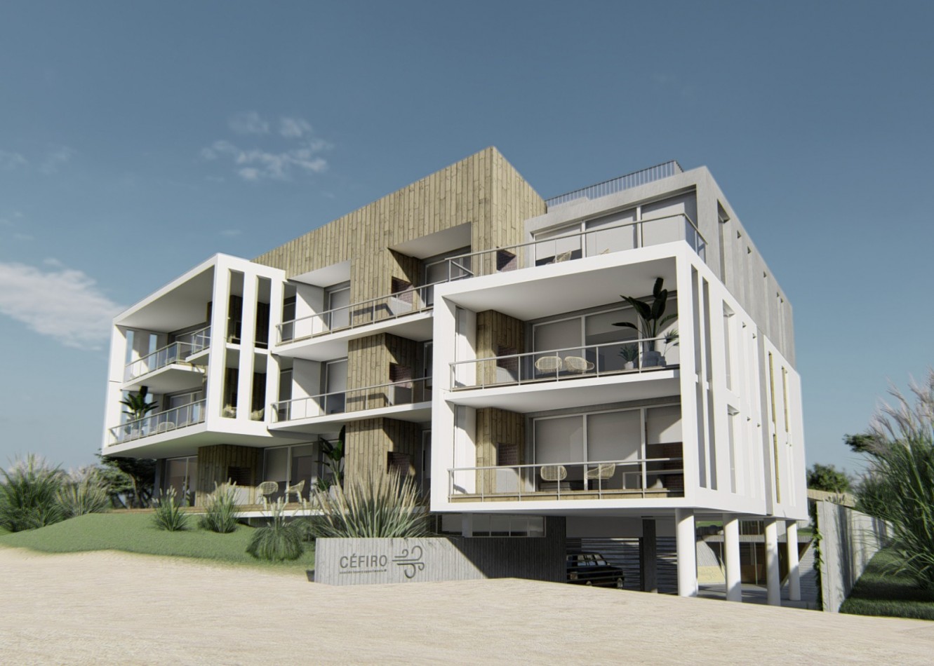 Venta de dpto 2 y 3 amb. en pozo - Complejo Cefiro - Av.1 y Paseo 148 - Villa Gesell