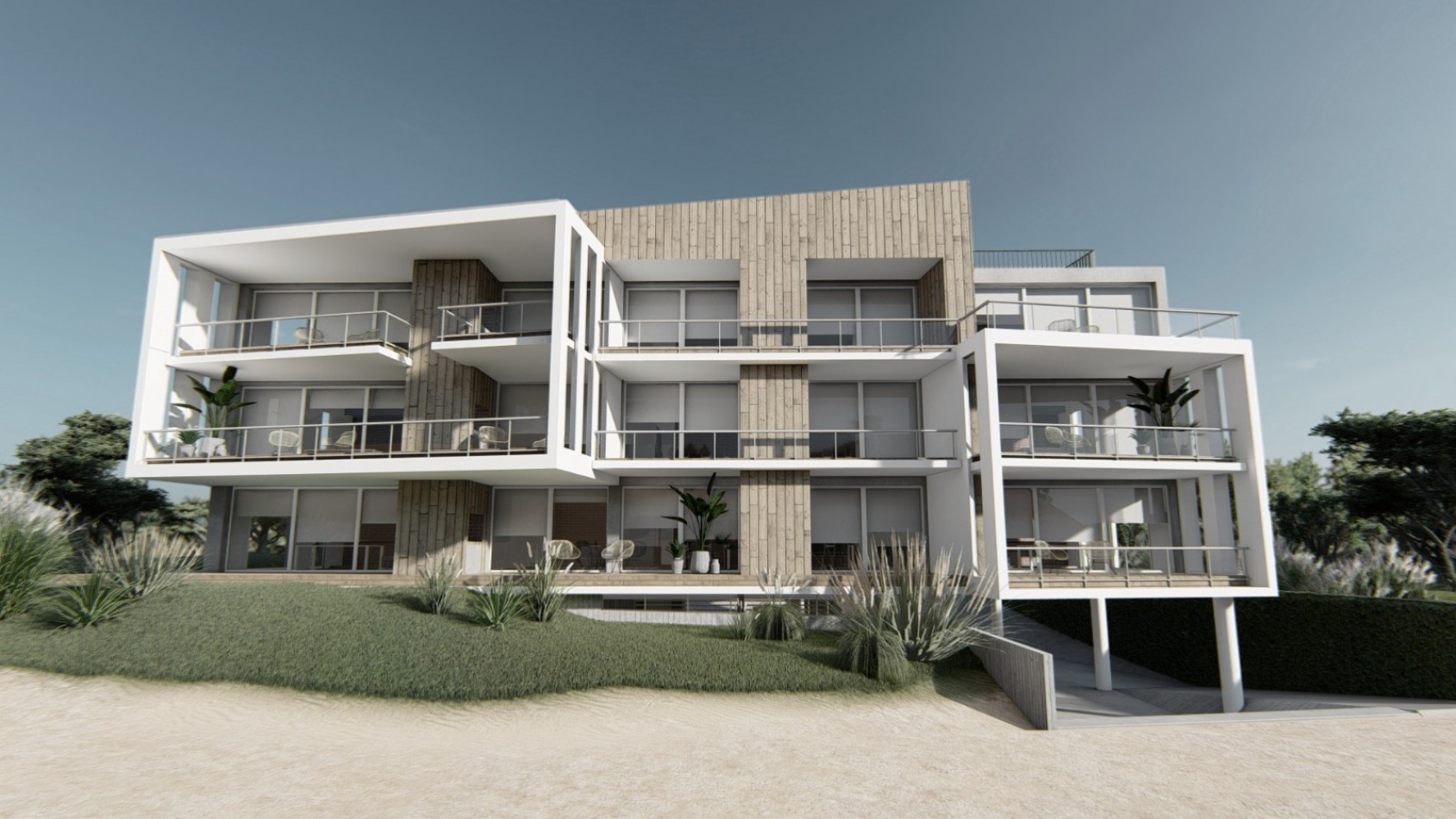 Venta de dpto 2 y 3 amb. en pozo - Complejo Cefiro - Av.1 y Paseo 148 - Villa Gesell