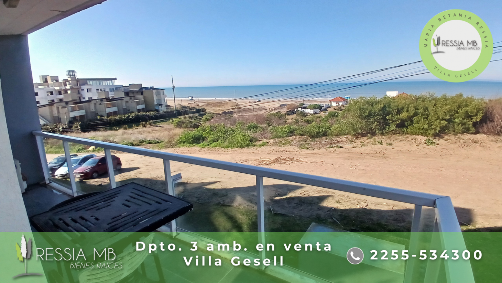 Venta de dpto. 3 amb - Av. costanera y Paseo 150 - Complejo Espacio Marina - Villa Gesell