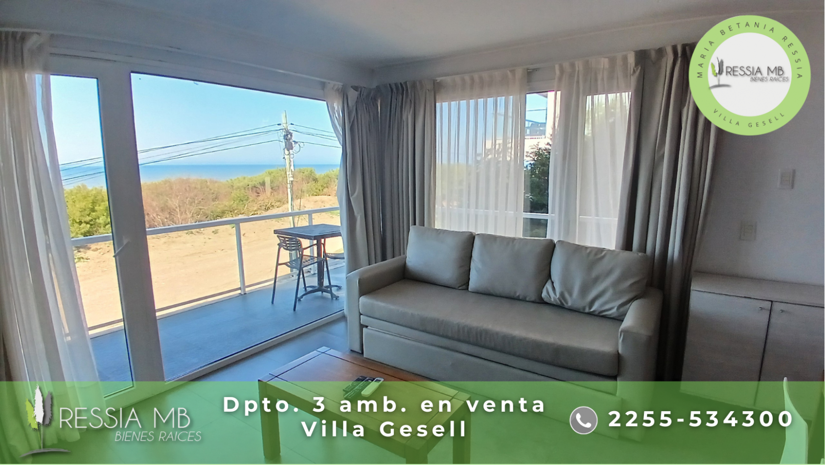 Venta de dpto. 3 amb - Av. costanera y Paseo 150 - Complejo Espacio Marina - Villa Gesell