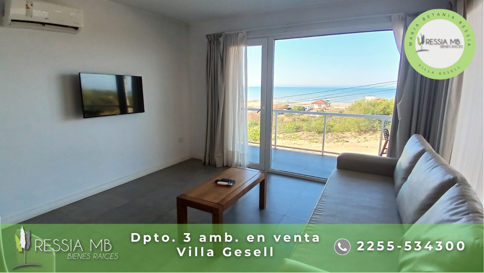 Venta de dpto. 3 amb - Av. costanera y Paseo 150 - Complejo Espacio Marina - Villa Gesell