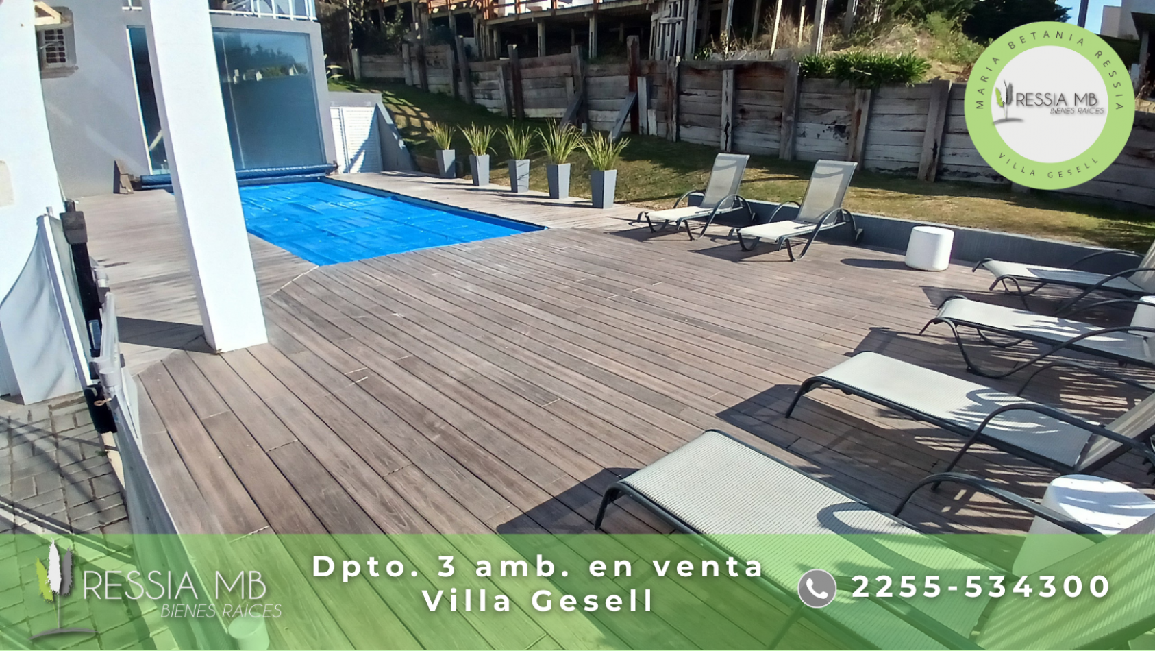 Venta de dpto. 3 amb - Av. costanera y Paseo 150 - Complejo Espacio Marina - Villa Gesell