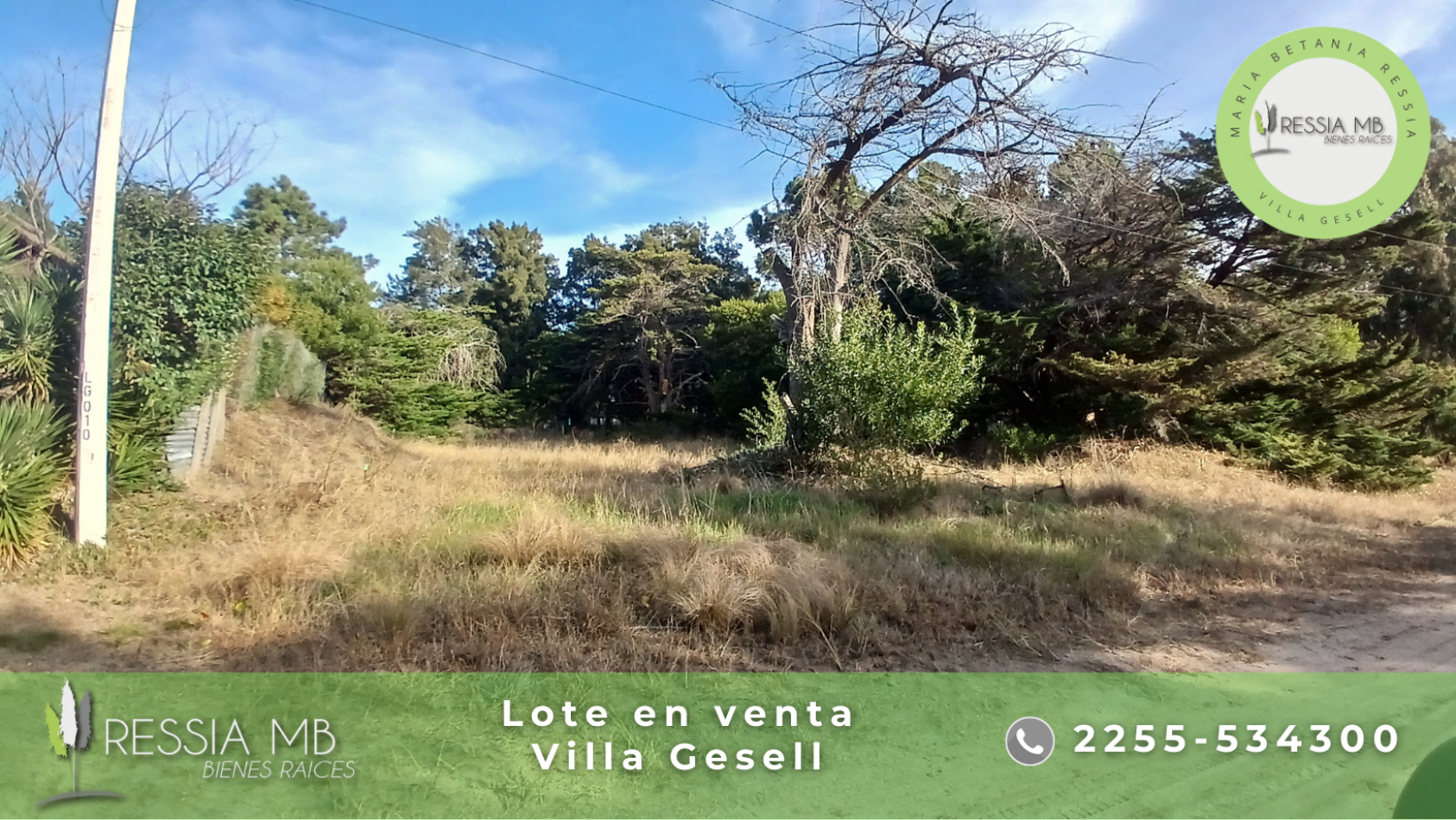 LOTE UNIFAMILIAR EN VENTA - EXCELENTE UBICACION - VILLA GESELL