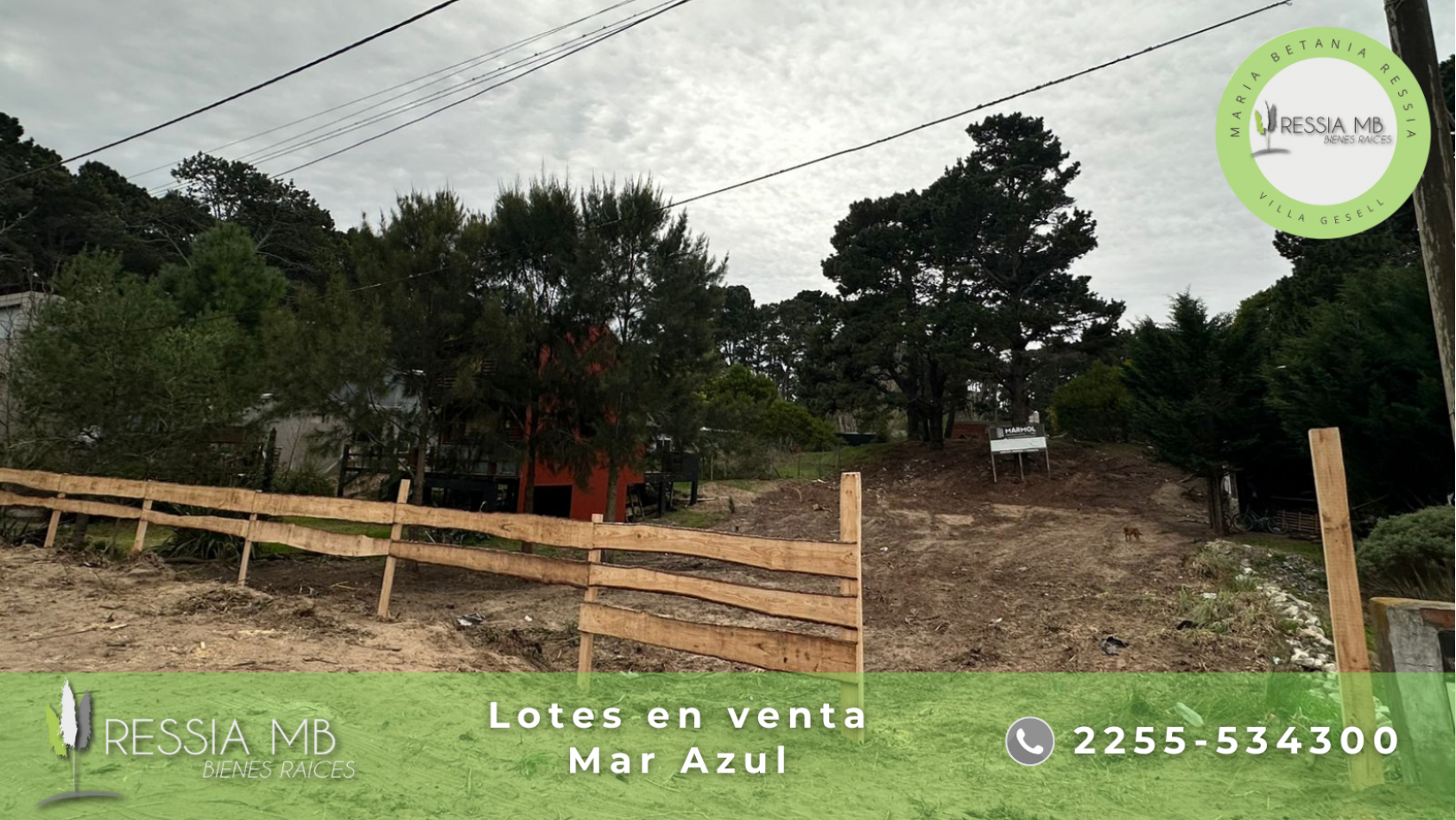 Venta de 2 lotes juntos o separados - Calle 41entre Nechochea y Miramar - Mar Azul