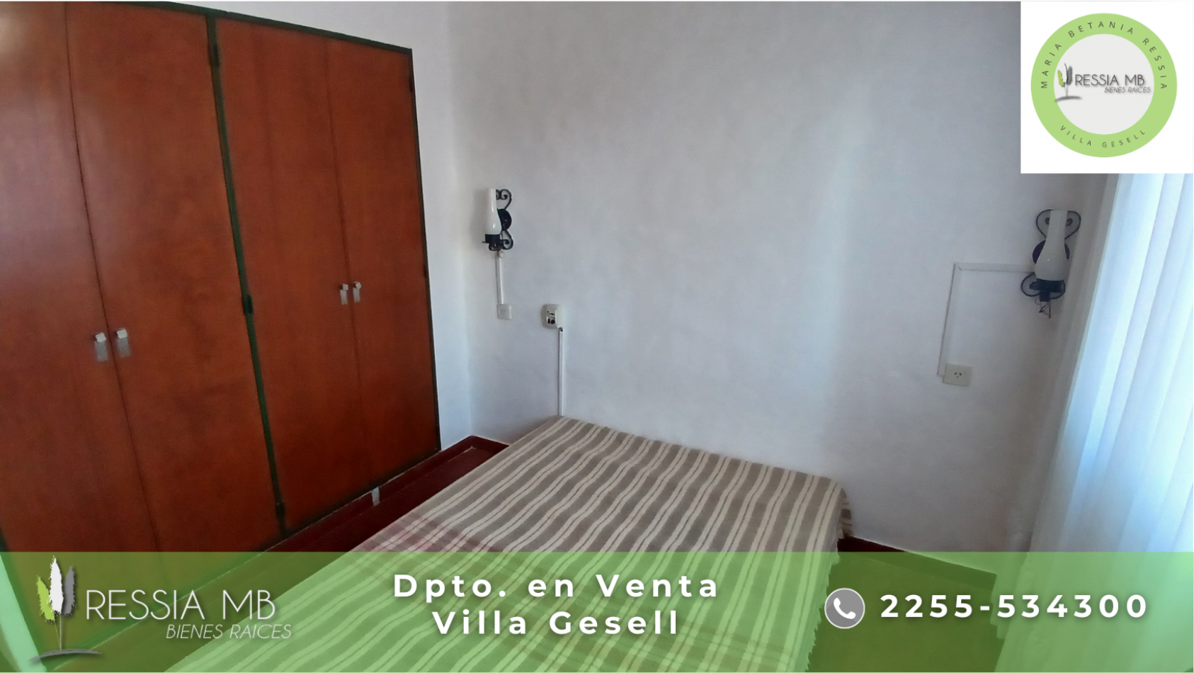 Dpto. en venta -  2 ambientes - EDIFICIO PUNTO Y APARTE - Av. 1 entre 110 y 111 - Villa Gesell