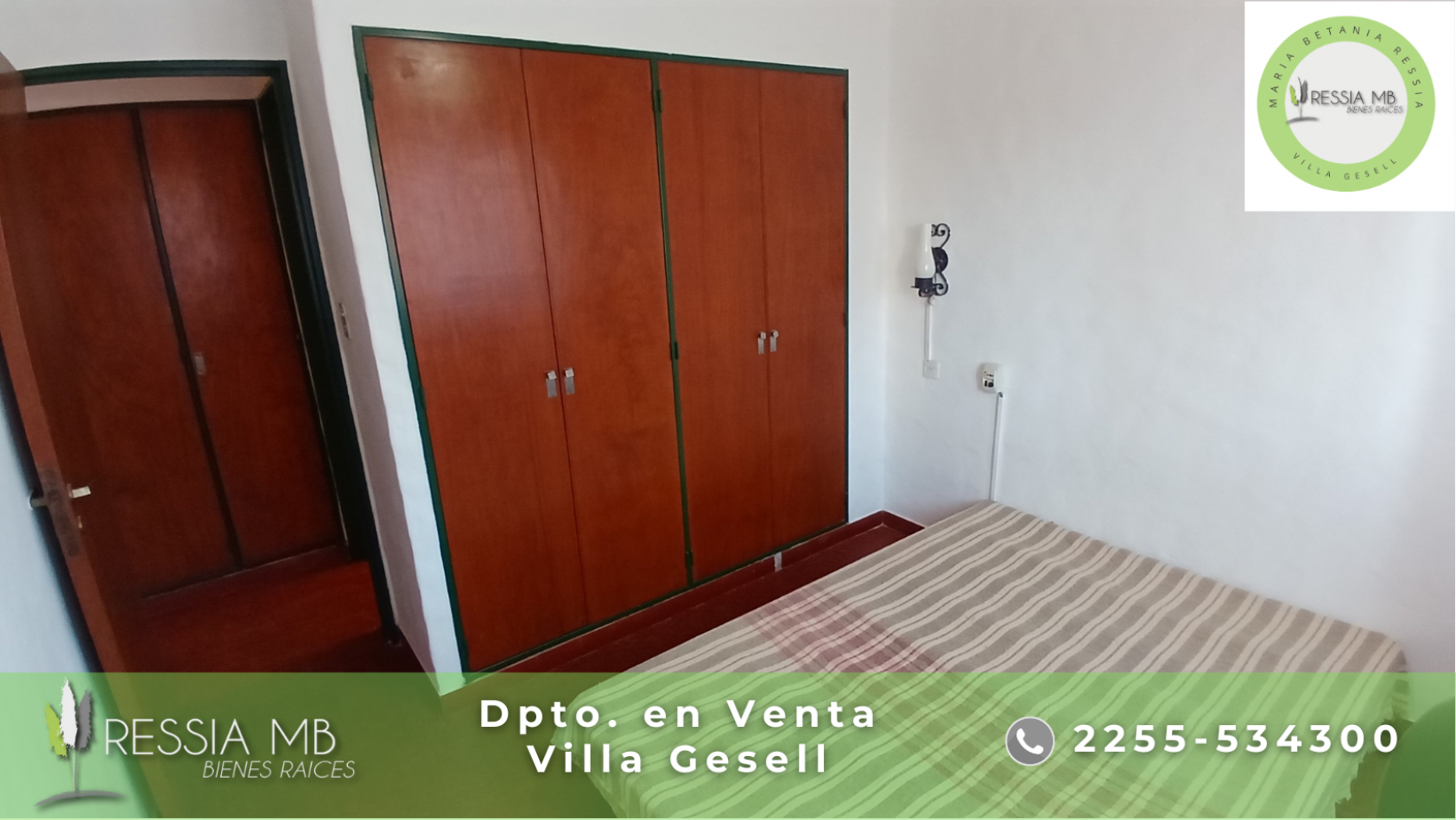Dpto. en venta -  2 ambientes - EDIFICIO PUNTO Y APARTE - Av. 1 entre 110 y 111 - Villa Gesell
