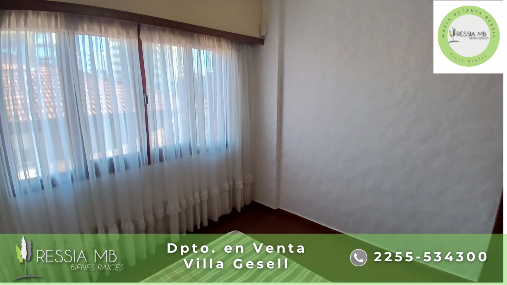 Dpto. en venta -  2 ambientes - EDIFICIO PUNTO Y APARTE - Av. 1 entre 110 y 111 - Villa Gesell