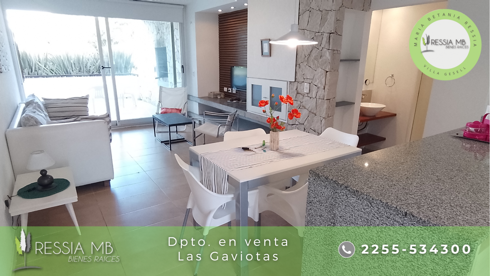 Dpto. en venta - 2 amb. en PB - COMPLEJO PUNTA 30 - Calle 30 y Punta del Este - Las Gaviotas