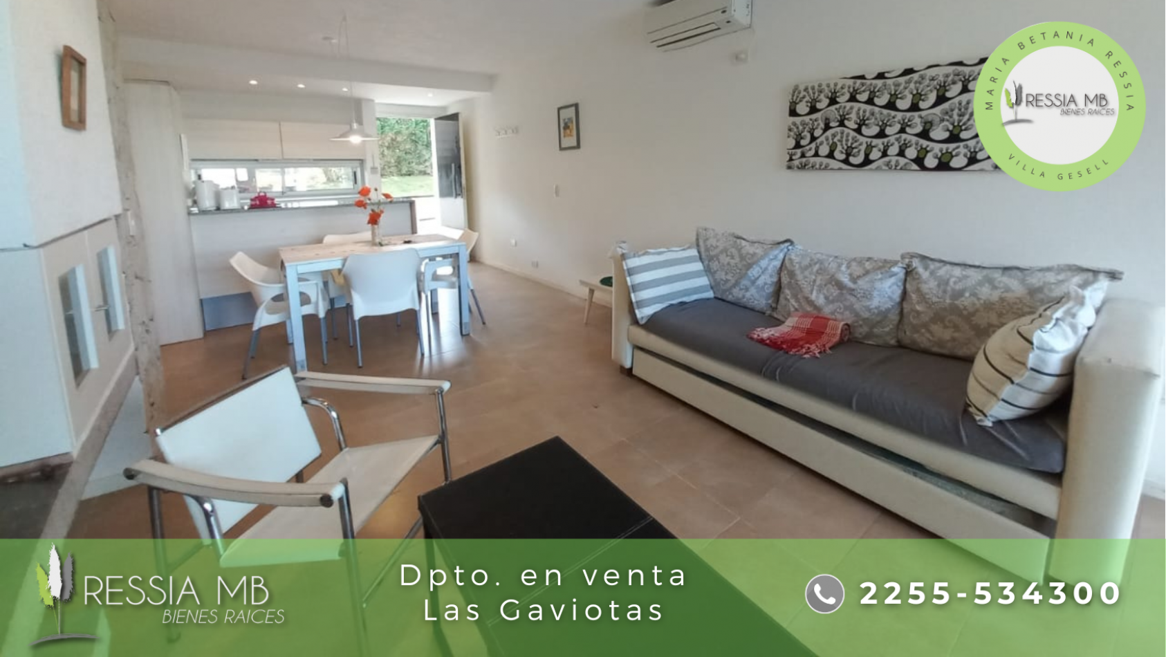 Dpto. en venta - 2 amb. en PB - COMPLEJO PUNTA 30 - Calle 30 y Punta del Este - Las Gaviotas