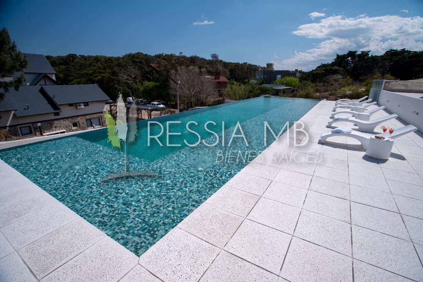 Dpto. en venta - 2 ambientes en terraza frente al mar - COMPLEJO FLOW - Las Gaviotas