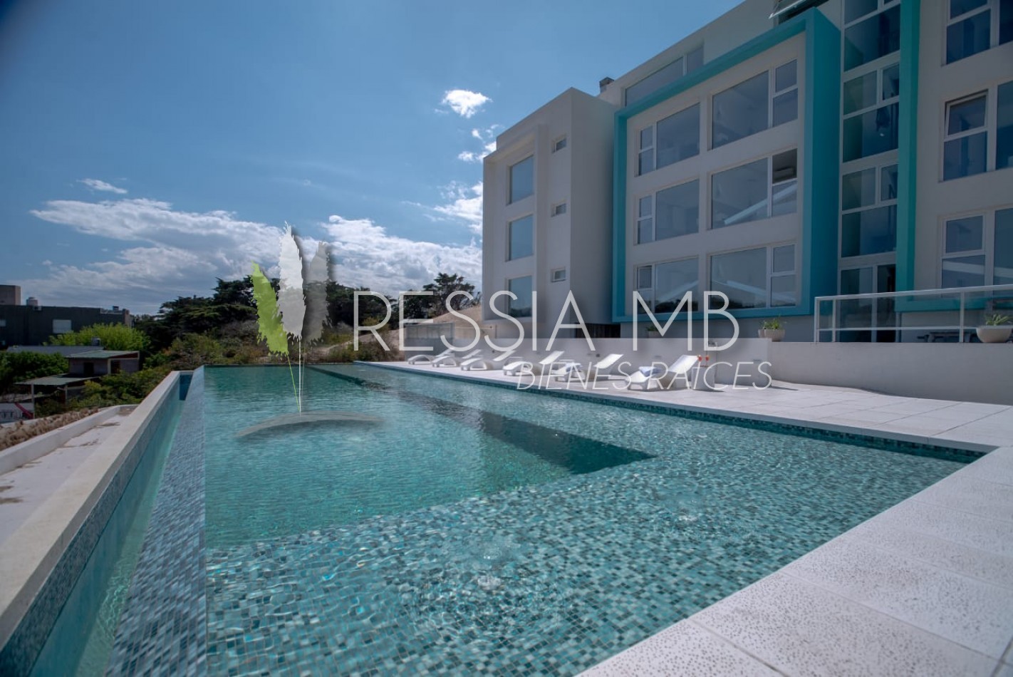 Dpto. en venta - 2 ambientes en terraza frente al mar - COMPLEJO FLOW - Las Gaviotas