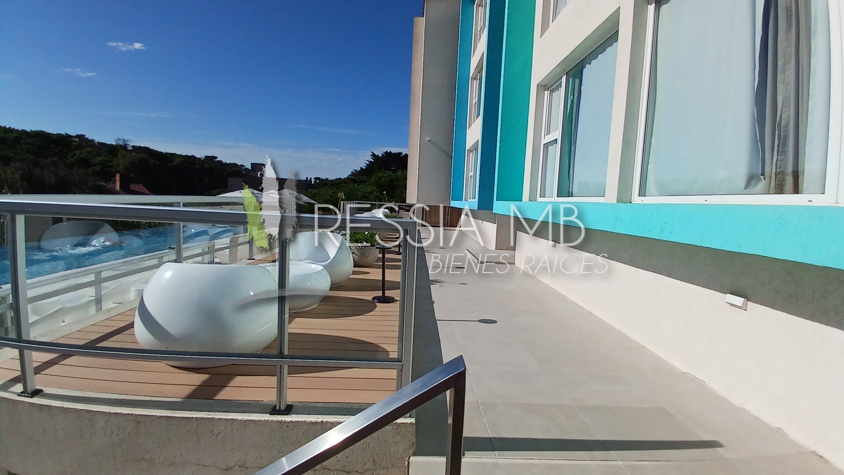 Dpto. en venta - 2 ambientes en terraza frente al mar - COMPLEJO FLOW - Las Gaviotas