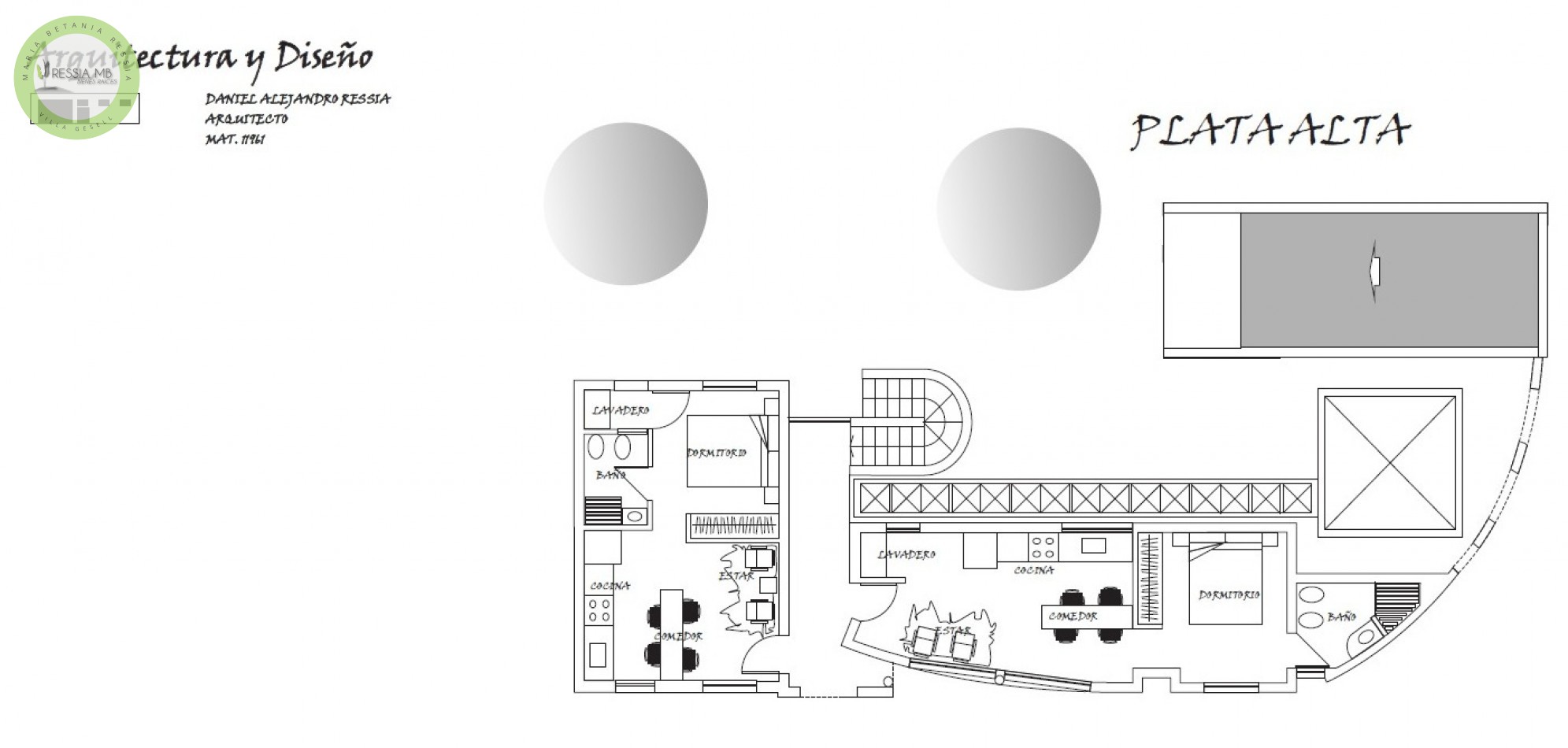 Lote en esquina con local y construccion en dos plantas - Ideal desarrollo de departamentos - Laprida - Pcia. de Bs. As.