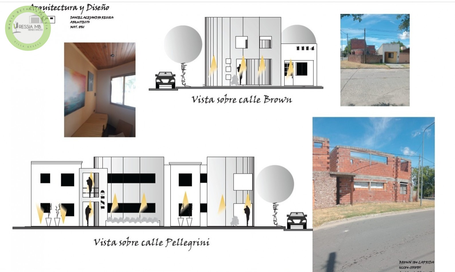 Lote en esquina con local y construccion en dos plantas - Ideal desarrollo de departamentos - Laprida - Pcia. de Bs. As.