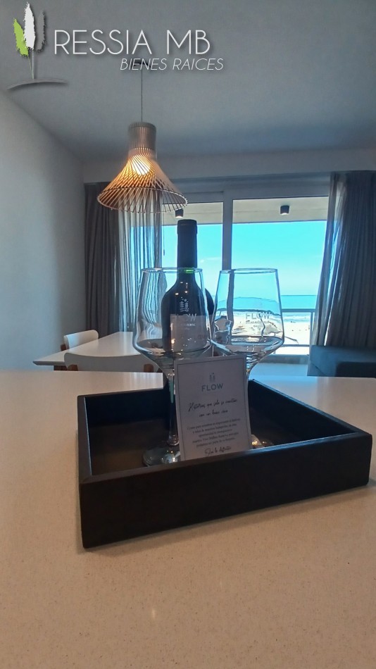 Dpto en Venta - 2 - 1° piso frente al mar - COMPLEJO FLOW - Las Gaviotas