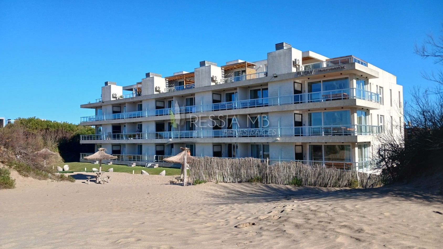 Dpto en Venta - 2amb. - 1° piso frente al mar - COMPLEJO FLOW - Las Gaviotas