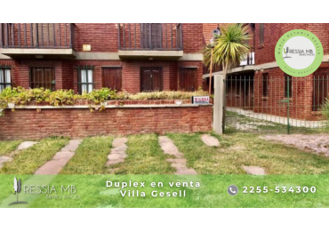 Duplex en venta - COMPLEJO TOBA VI - Av.1 entre 115 y 116 - Villa Gesell