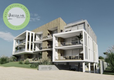 Venta de dpto 2 y 3 amb. en pozo - Complejo Cefiro - Av.1 y Paseo 148 - Villa Gesell